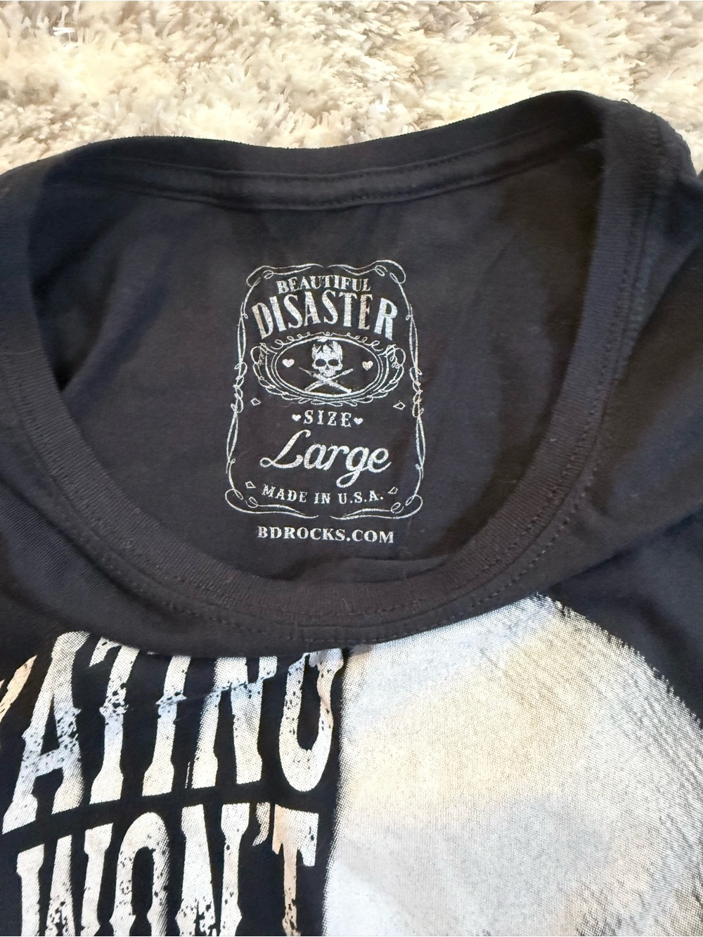 Beautiful Disaster Skull Tee - Beautiful Disaster - Picture 3 of 3